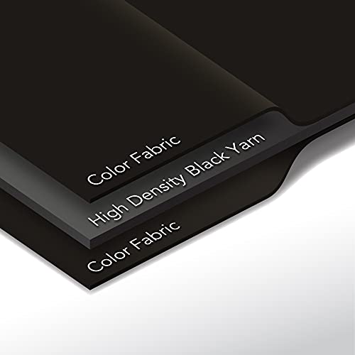 Deconovo Blackout Curtains 63 Inch Long, Black Curtains For Bedroom, Thermal Insulated Window Curtains For Living Room - 42W X 63L Inch, Black, Set Of 2 #TOP5