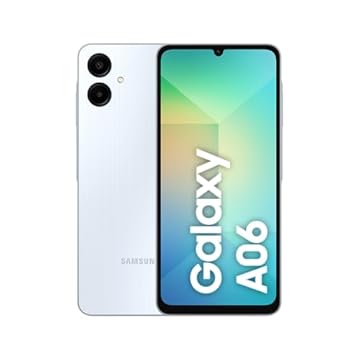 Celular Samsung Galaxy A06, 128GB, 4GB RAM, Tela 6.7", Câm. Traseira 50+2MP, Frontal 8MP (Branco)