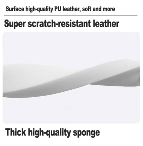Protector de pared acolchado contra impactos: panel oval autoadhesivo 8