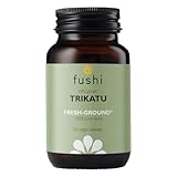 Fushi Organic Trikatu Capsules, 60 Caps | Fresh-Ground Whole Food | Boots Digestion, Improves Metabolism, Weight Loss & Nasal Problems | Ethical & Vegan | Made in the UK