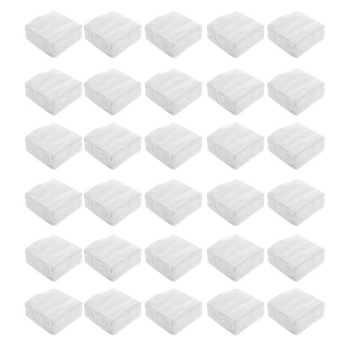 Mouchoirs en papier blanc gaufré lot de 50 pièces pour table élégante