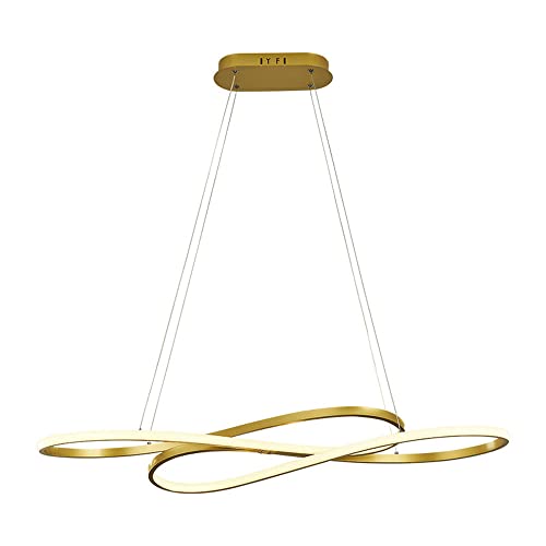Lampe Suspendue LED Géométrique 54W en Aluminium Moderne 100 cm