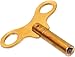 Key for Clock Winding Mechanical Clock Crank Winder Key Tool Brass Made (Key No. 6-3.75mm I.D.)