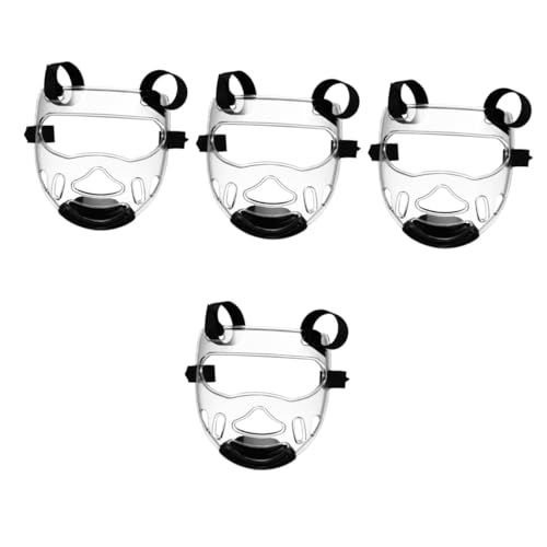 Protector facial Taekwondo para evitar golpes en la cara con casco cómodo y transparente