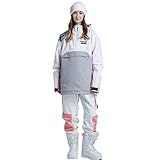 RIUIYELE Women's Ski Suit Outdoor Sports Snowboarding Jacket and Pants Waterproof Breathable Snow Su