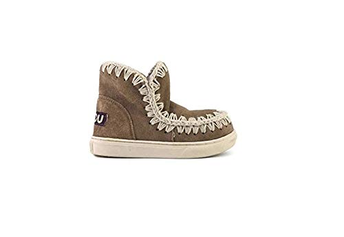Mou - Botas de Cuero para niña * Beige Size: 29 EU
