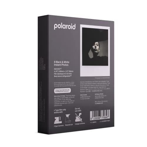 Image of Polaroid B&W Film for I-Type (6001) (Pack of 2)