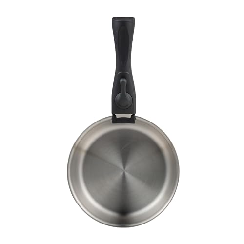 Set 3 cazos Bergner con mango intercambiable en acero inoxidable apto para inducción 5
