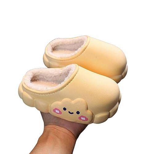 Pantoufles en coton pour enfants chaussures chaudes d'automne et d'hiver filles garçons