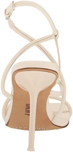 DKNY Women's Comfortable Chic Shoe Reia Heeled Sandal, Egg NOG, 9 | Image 2