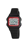 CALYPSO Reloj Digital Hombre y Mujer - Unisex de Caucho Negro - Resistente al Agua 10 ATM Fecha y Calendario, Cronógrafo, Doble Horario, Luz, Alarma, 12 y 24 Horas K5802/6 - Digital Crush