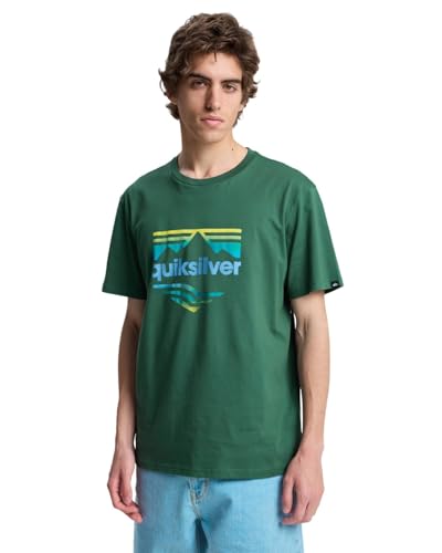 T-Shirt Quiksilver EV Horizon Fade Vert au design dégradé exclusif taille S