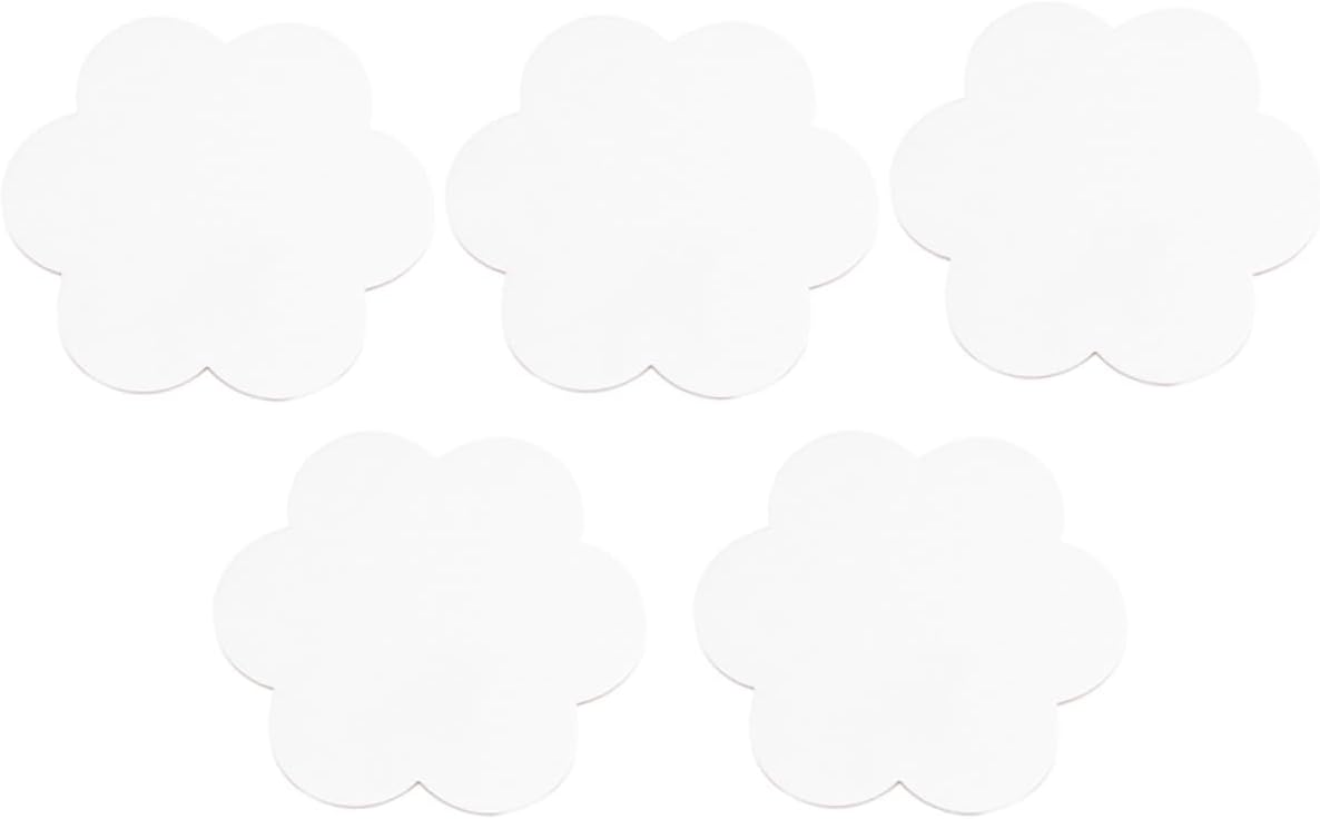 ARTIBETTER 5pcs Canvas Panel for Oil Painting Edges Smooth Surface Creative Flower Design Blank Canvas Boards for Artists and Students for Oil Paints