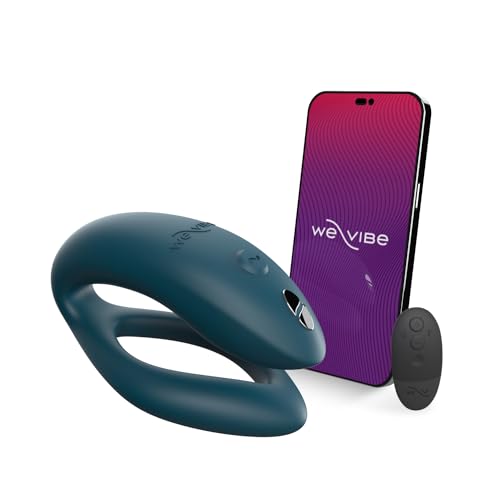 We-Vibe Sync O Paarvibrator - Ferngesteuerter C-Shape-Vibrator für Frauen - App-gesteuertes, tragbares, vibrierendes Sexspielzeug - G-Punkt- und Klitoris-Stimulation - wasserdicht & aufladbar - grün