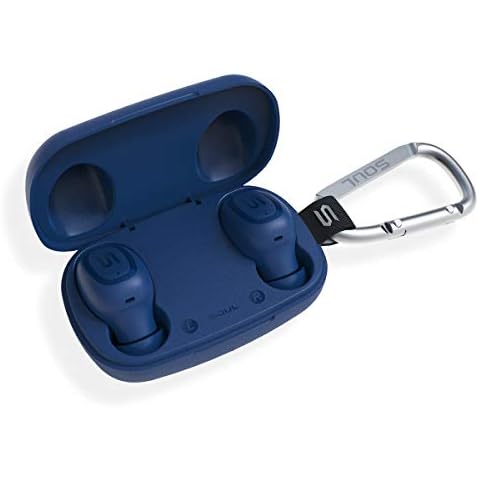 Soul S-Gear Wireless Earbuds - in Ear Headphones, Bluetooth, Water-Resistant, Music and Calls (Blue) Cover