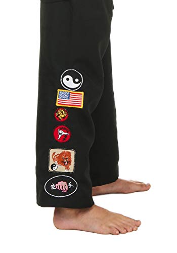 Fun Costumes KAR2232CH Kids Black Cobra Kai Costume Boys, Sleeveless Karate Gi Uniform Halloween Outfit Medium thumb #5