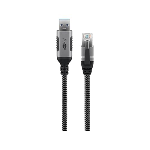 Goobay 70692 Cavo Da USB-A A RJ45 Cat 6 Per Una Connessione Internet Cablata Stabile Con Router/Modem/Switch Di Rete/Sostituisce Adattatore Usb A RJ45 / 1 Gbps / 5 Metri - 2