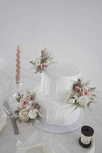 Set de Adorno Floral para Pastel de Boda miniatura 2