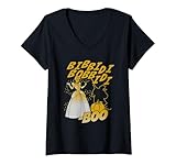 Womens Disney Cinderella Bibbidi Bobbidi Boo Halloween V-Neck T-Shirt