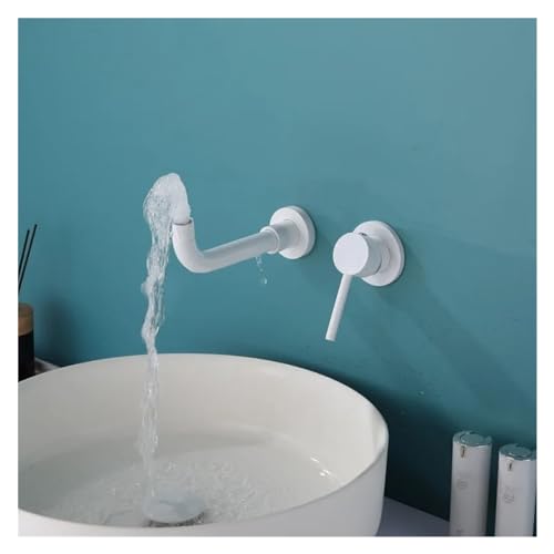 Mitigeur mural de salle de bain LWX finition noir mat premium