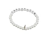 trauzeugin planer wir führen dieses Armkettchen auch in einer personalisierbaren Variante, Sie finden sie hier in unserem Shop