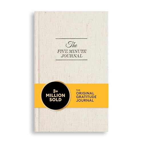 Intelligent Change The Five Minute Journal – Original Daily Gratitude Journal 2025 for Happiness, Mindfulness & Reflection – Daily Affirmations – Undated Planner Gifts for Women & Men