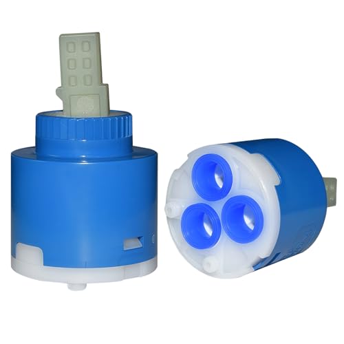 Set di 2 cartucce di ricambio per rubinetto da cucina in ceramica, compatibile con Blanco ALTA, DARAS, FINESS, LINUS, 2 cartucce di ricambio per rubinetto ad alta pressione