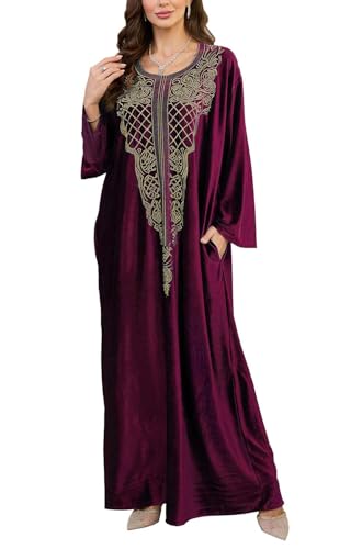 Orshoy Damen Kaftan Kleider Langes Strandkleid Vertuschungen Bikini Cover Up Maxi Kleid Tunika Kleid Loungewear Badeanzug Kimono Beach Dress Lose Maxi...