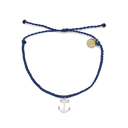 Pura Vida Gold or Silver Anchors Away Bracelet - Waterproof, Adjustable Band