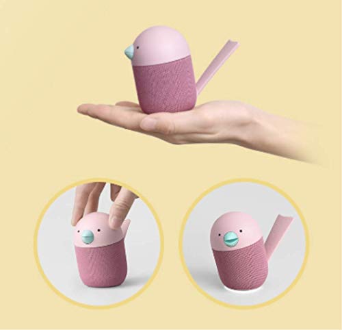 Enceinte Bluetooth rose sans fil stéréo avec basse puissante et micro - 2