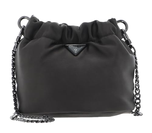 Image of GUESS shoulder bag cross body bag Velina Mini Pouch Pewter dark green