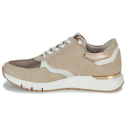 Dorking - Serena D9051 39 Beige Dorking Serena Baskets basses pour femme Beige/doré, Beige doré., 39 EU