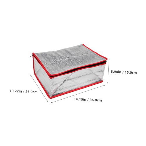 Aluminum Insulated Food Packaging Liners Foldable Thermal Box for Seafood Storage Reusable Cold Retaining Flat Bottom Design2