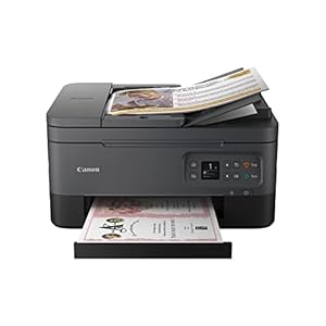 Canon PIXMA TS7450a multifunctionele printer (scanner, kopieerapparaat, fotoprinter, 3,7 cm OLED, 4.800 x 1.200 DPI, USB, WLAN, print-app, duplexdruk, 2 papiertoevoeren), zwart