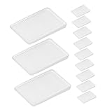 Aspect transparent : la conception claire de ces cales garantit qu'elles restent inaperçues, préservant ainsi l'apparence de vos meubles, niveleurs de meubles pour sols irréguliers, cales de nivellement pour appareils électroménagers