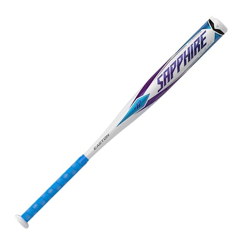 Easton Sapphire -12 Youth Fastpitch Softball Bat, 32/20, Approved for All Fields, FP22SAP