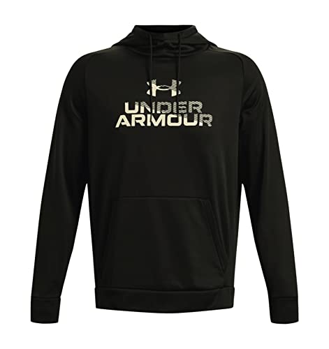 Sweat à capuche Armour Fleece molleton premium homme UA noir XXL