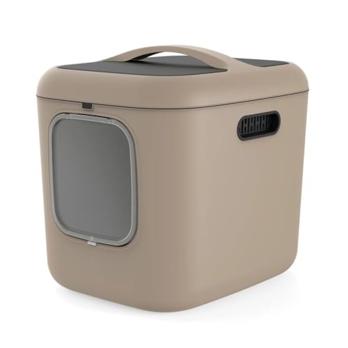 Toilettes pour chat Biala XL bac design discret pour un salon propre sans odeur