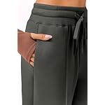 PINSPARK Damen Jogginghose High Waist Sporthose Weites Bein Sweatpants mit elastischem Bund Yogahose Trainingshose Fitness Sweathose Baggy Freizeithose mit Taschen – Bild 3