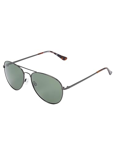 Image of Skechers Men Aviator Grey Polarized Sunglasses, Large