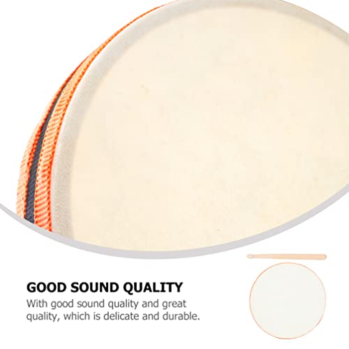 Kinderen Houten Hand Drum Set: Drum Speelgoed Met Drumstokken Educatief Baby Muzikaal Speelgoed Voor de Baby Kinderen… - Image 4