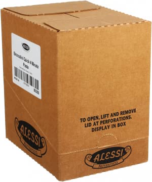 Alessi 4 Minute Pasta, One Dish Quick Meals, Stovetop or Microwave, Dinner or Side Ready in Minutes (Broccolini & Cheese, 6.35 Ounce (Pack of 6))