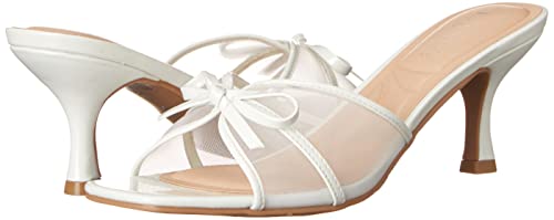 Cl By Chinese Laundry Women's Jump Up Mesh Pat Heeled Sandal, White, 6.5 #TOP6