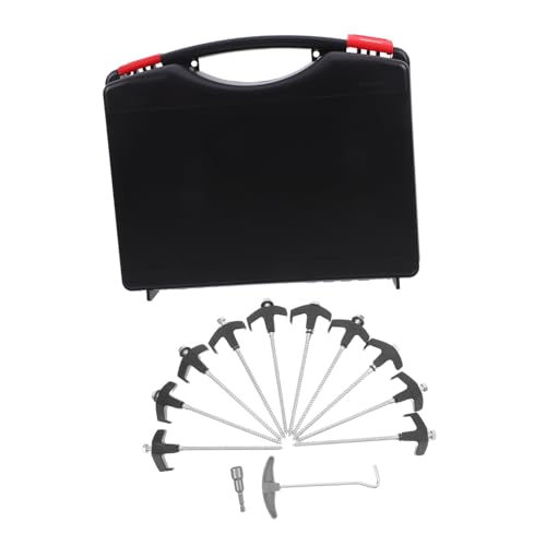Yardwe 1 Set Loosening Ground Stakes for Camping Hiking Outdoor Events Durable Compact Portable Design with Tentsafe Cap