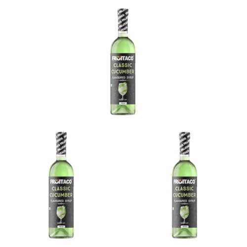 Image of Fruitaco Cucumber Syrup: Perfect Mixer For Enhancing Mocktails & Cocktails, Drinks, And Mojitos At Parties, Conveniently Packaged In A 750Ml Bottle For All Your Mixing Needs (Pack of 3)
