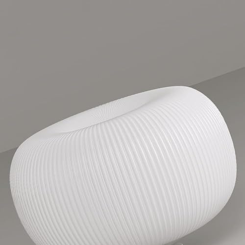 Éclairage suspendu au-dessus de la table à manger lustre LED crème