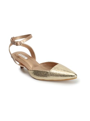 Elle Womens Backstrap Mules Colour-Gold, Size-UK 7 (B0CSN5J8NG) Amazon Price History, Amazon Price Tracker