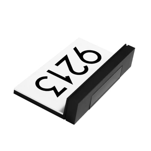 EXHUMKY Luz Solar LED para Casa con Números Exterior Fácil Instalación Panel Solar para Jardín y Patio