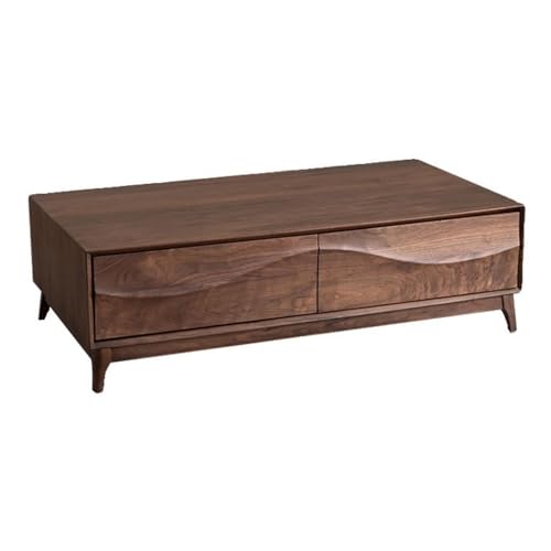 TEESONG Mesas Auxiliares Pequeñas Mesa de Centro Moderna Mesa de Centro Sencilla Madera for Sala Estar, hogar, Mesa pequeña Moderna, Mueble TV for apartamento pequeño Mesas de Centro para Salón
