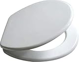  Abattant WC universel en bois MDF Domus charnières métalliques